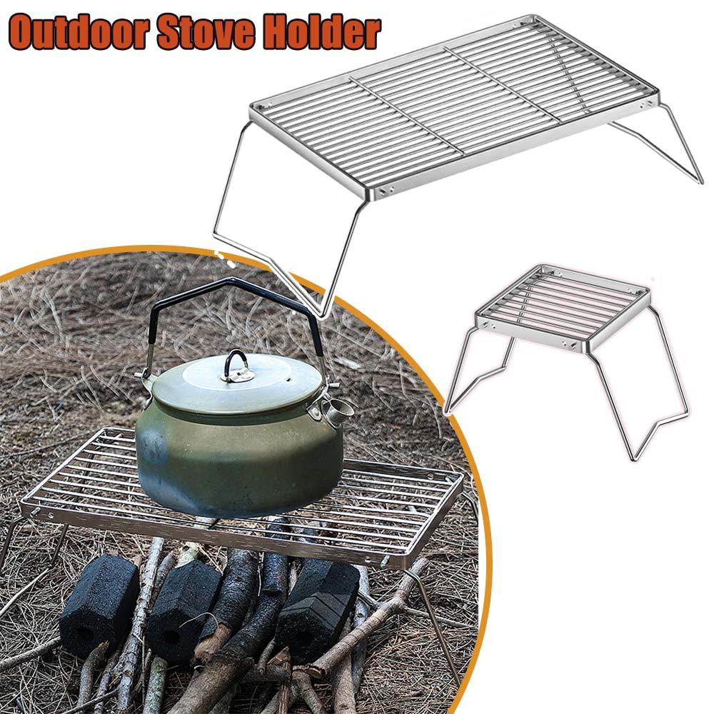 Camping Cooking Grate - Outdoor Summer Lightweight Stainless Steel Outdoor