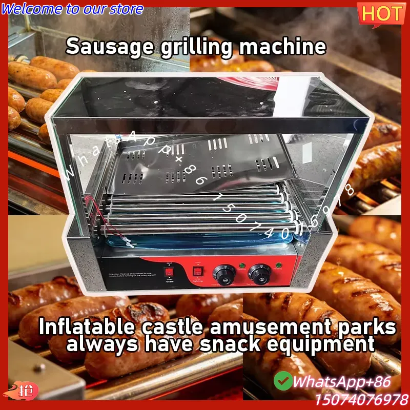 Camping Cooking Equipment Electric - 2026 Sausage Roller Machine Commercial Snack
