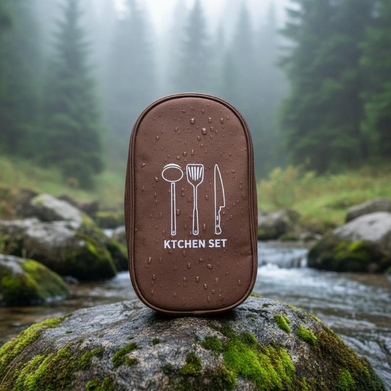 Camping Cooking Utensil Bag - Outdoor Cooking Bag Camping Storage Bag