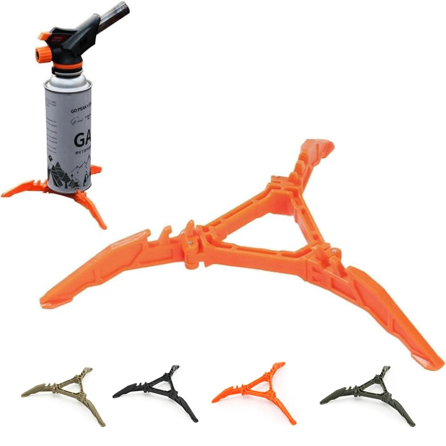 Camping Cooking Gas Stove - Gas Tank Bracket Foldable Fuel Can