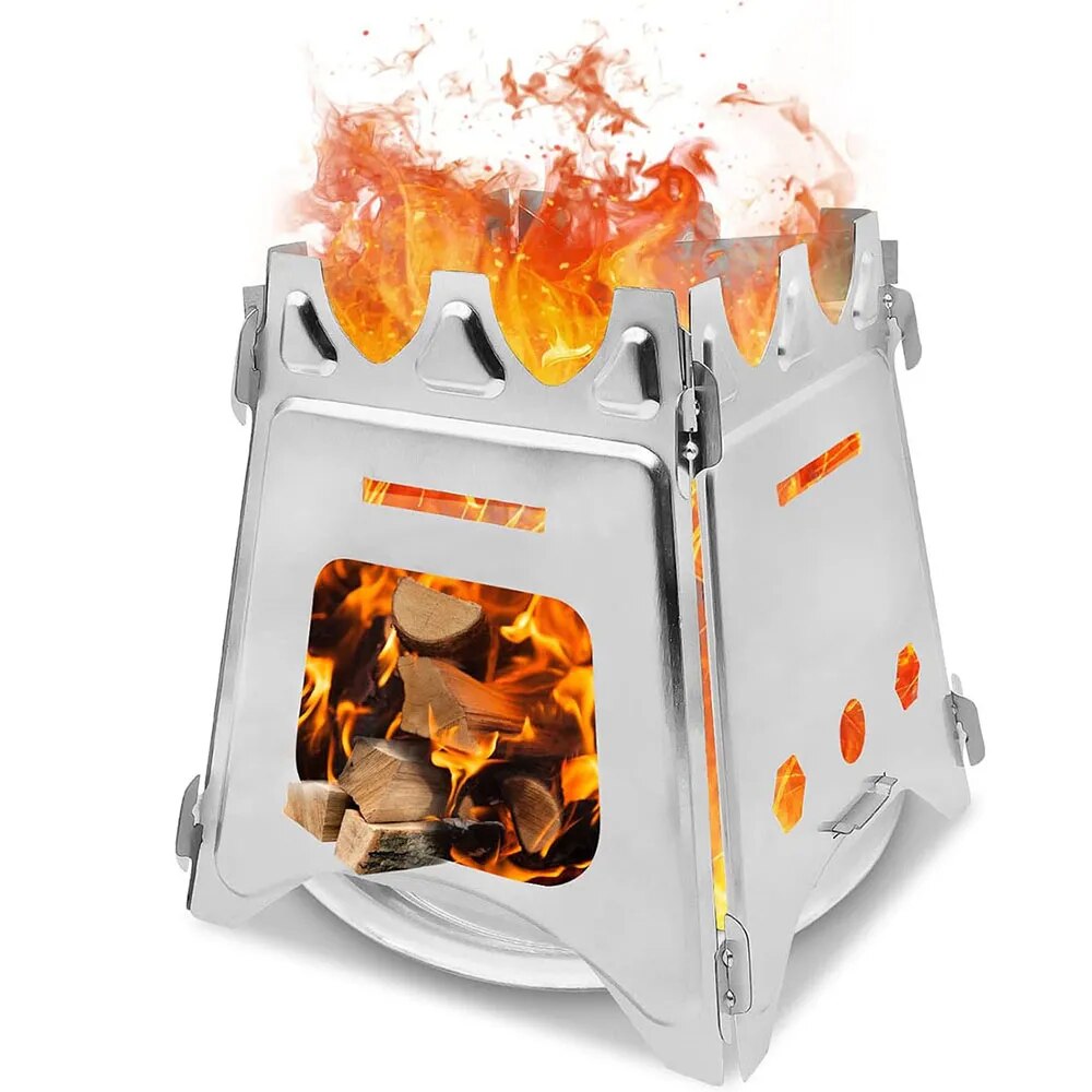 Camping Cooking Grate - Xách Tay Cắm Trại Gỗ Bếp