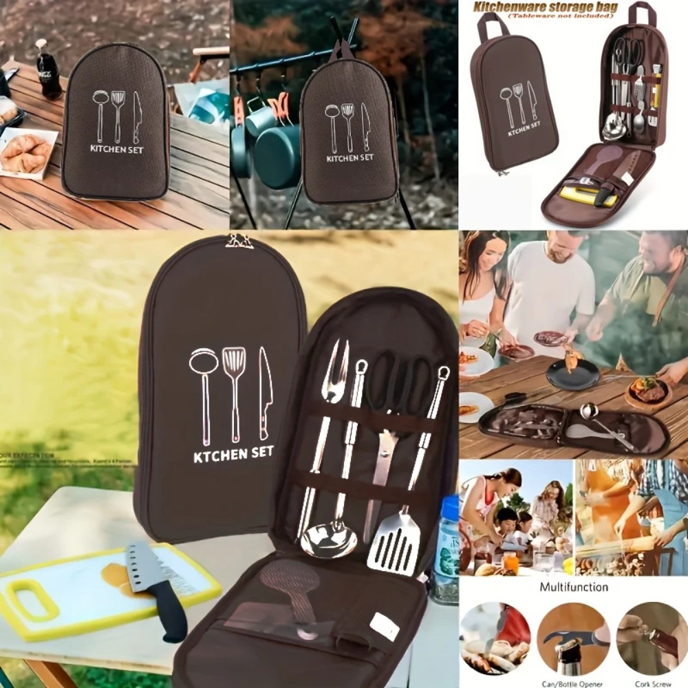 Portable Outdoor Cook Bag Camp - đánh giá và giá Camping Cooking Utensil Bag