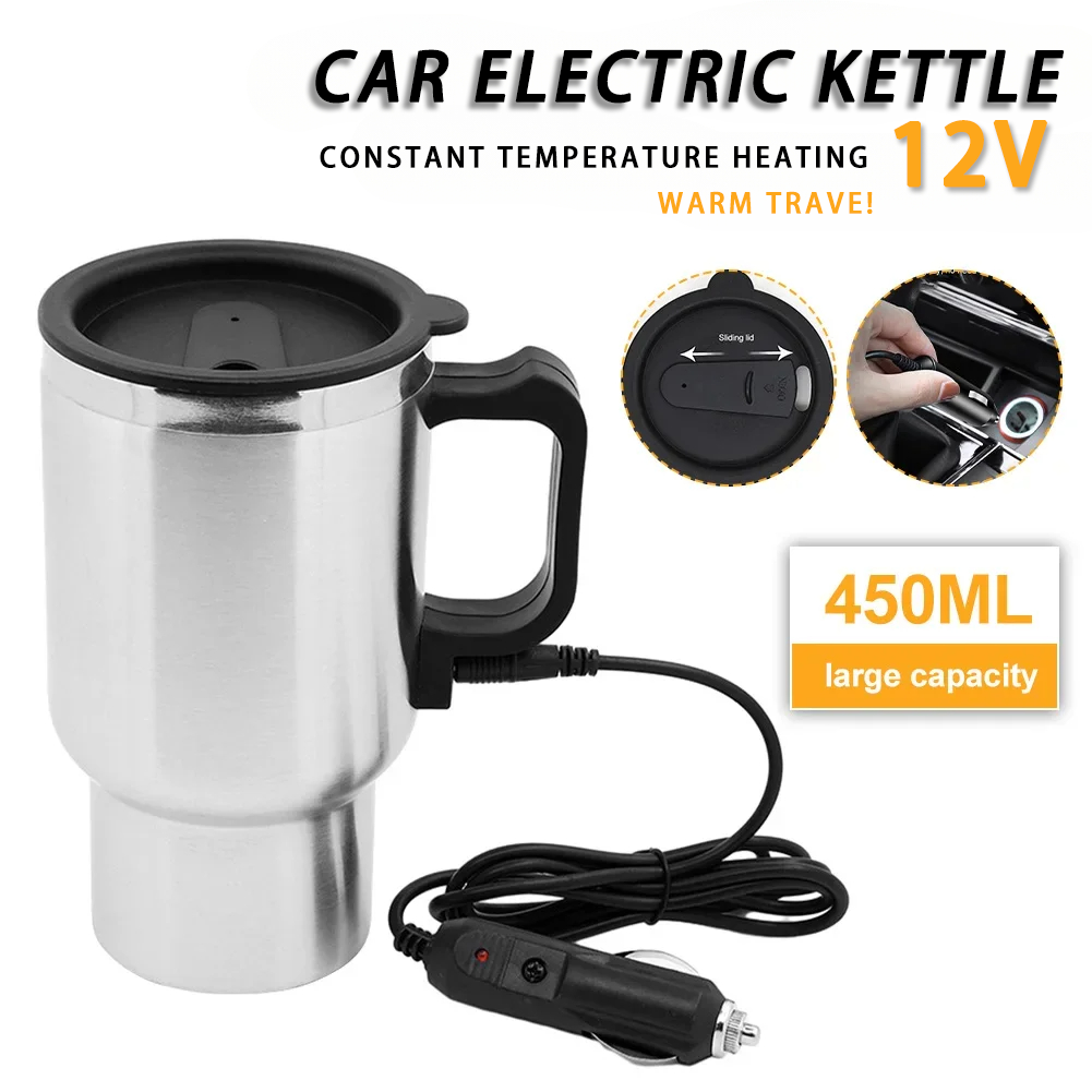 Electric Heating Car Kettle DC - đánh giá và giá Camping Cooking Can
