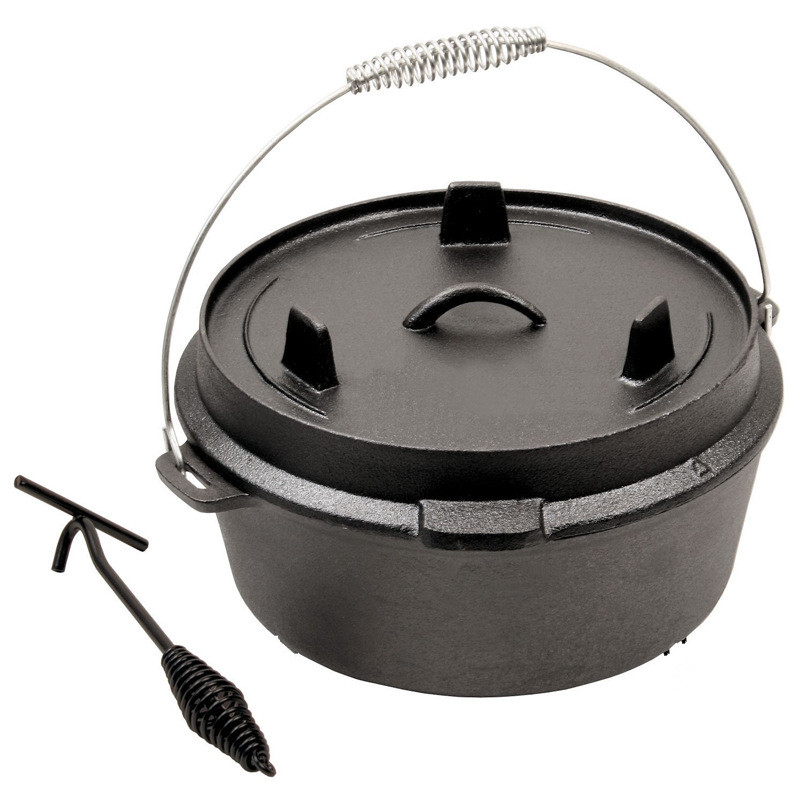 25cm Camp Dutch Oven Pre Seaso - đánh giá và giá Camping Cooking Dutch Oven