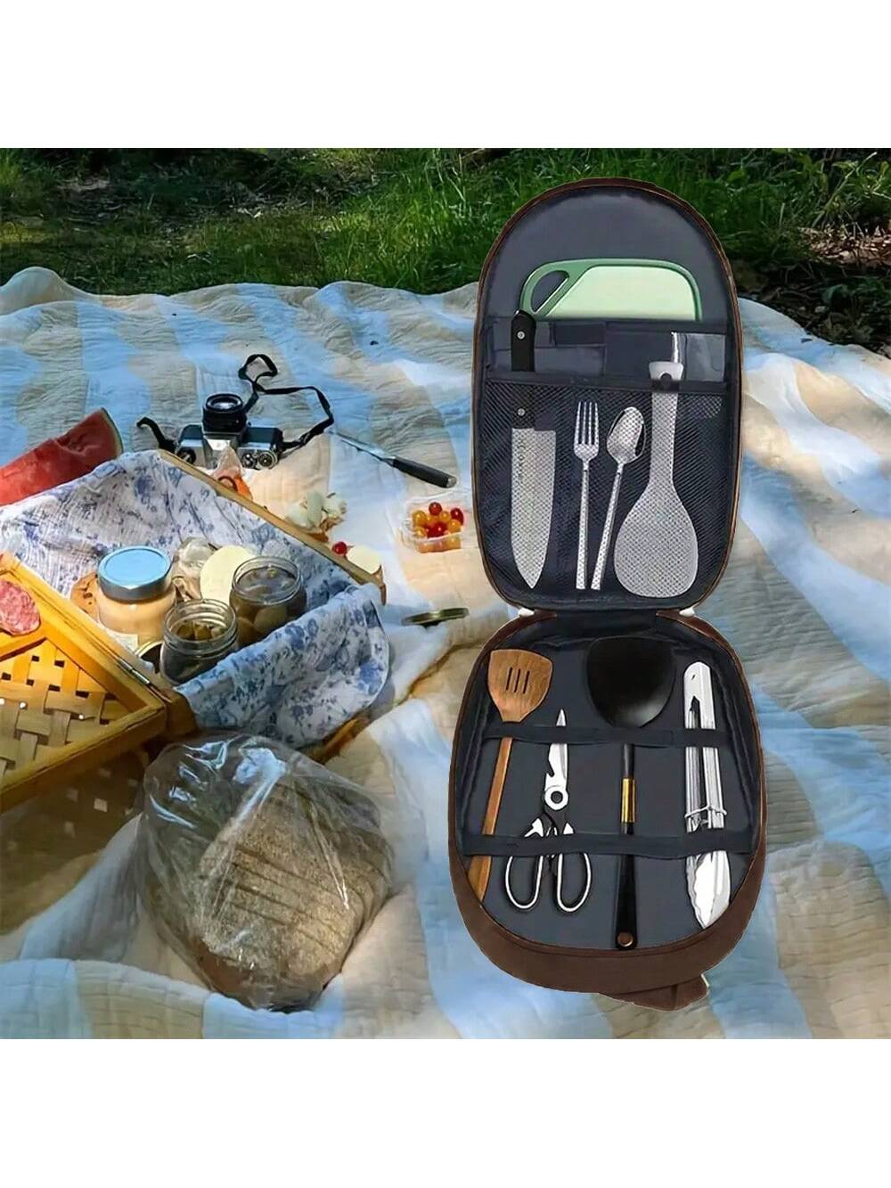 Outdoor Camping Cookware Stora - đánh giá và giá Camping Cooking Utensil Bag