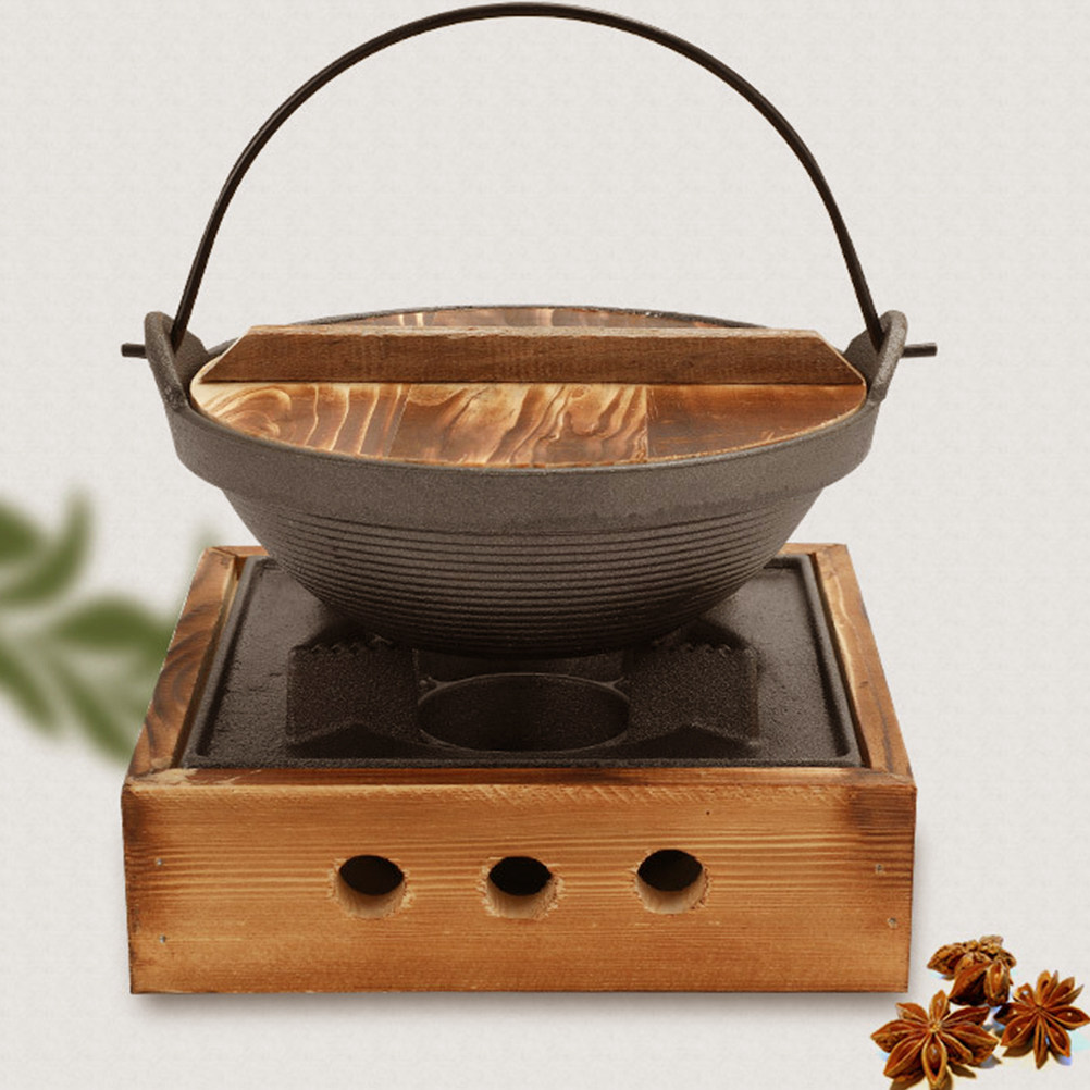 1Set Cast Iron Japanese Sukiya - đánh giá và giá Japanese Camping Cooking