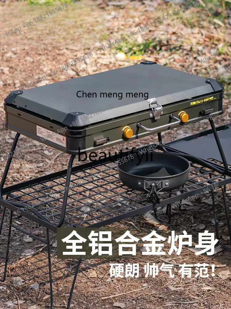 Z189 Double Head Gas Grill Coo - đánh giá và giá Camping Double Cooking Stove