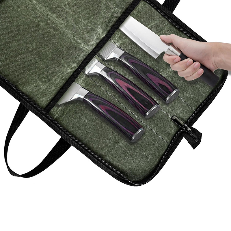Camping Canvas Chef Knife Bag  - đánh giá và giá Japanese Camping Cooking