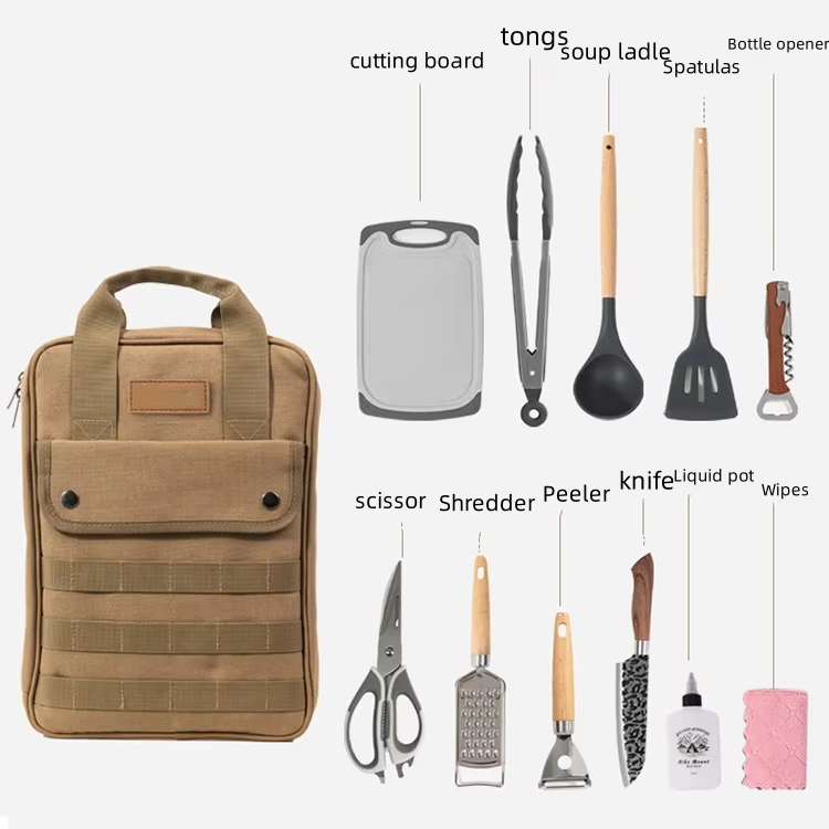 Camping Cooking Utensils Acces - đánh giá và giá Camping Cooking Utensil Bag