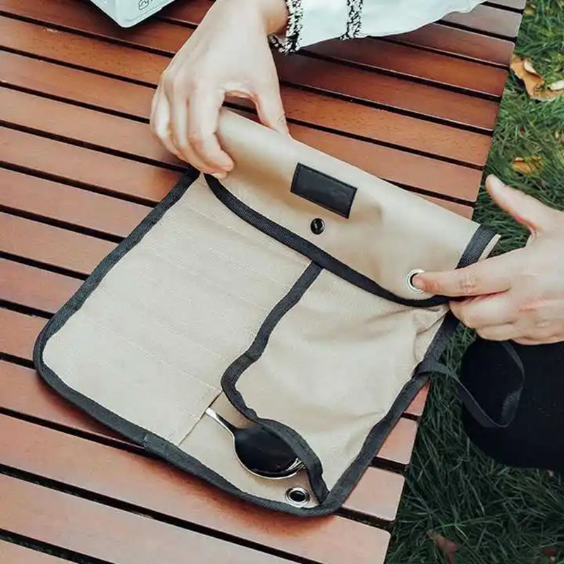 Portable Outdoor Tableware Sto - đánh giá và giá Camping Cooking Utensil Bag