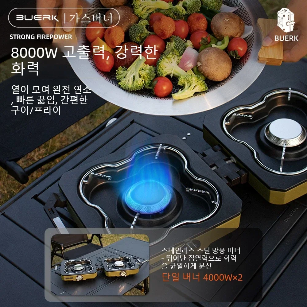 Camping Stove Double Burner Po - đánh giá và giá Camping Double Cooking Stove