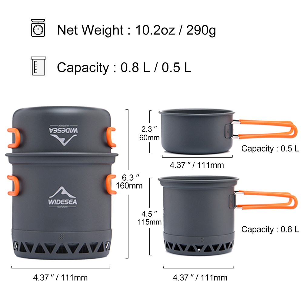 L68AWIDESEA Camping Cookware O - đánh giá và giá Camping Cooking Equipment Electric