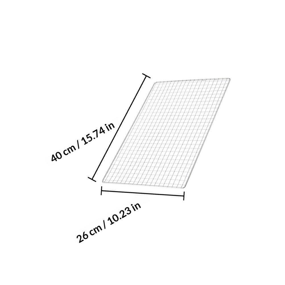 2Pcs Stainless Steel Barbecue  - đánh giá và giá Camping Cooking Mesh