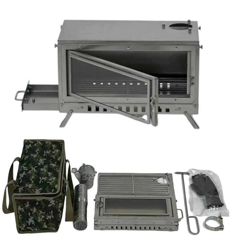 Firewood Stove Tent Stove Fold - đánh giá và giá Camping Cooking Grate