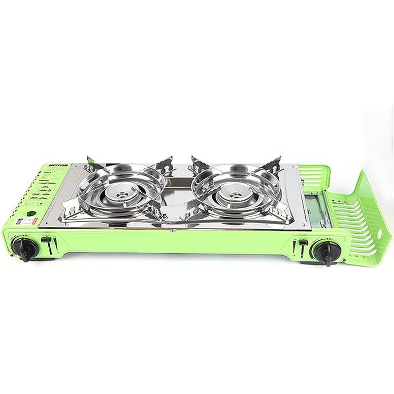 Outdoor Portable Camping Table - đánh giá và giá Camping Double Cooking Stove