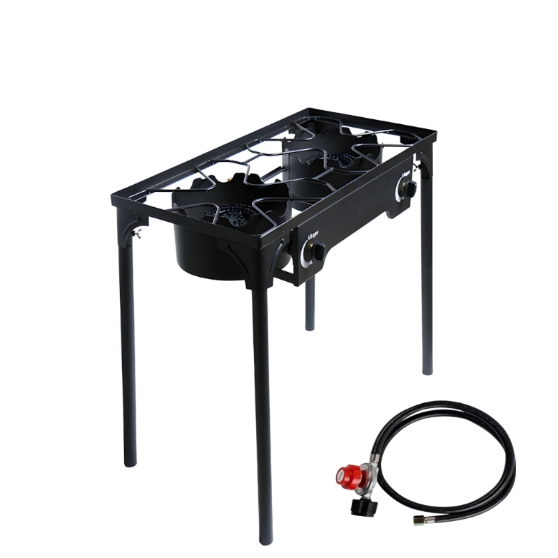 Bếp đôi Power 150000 để nấu ăn - đánh giá và giá Camping Double Cooking Stove