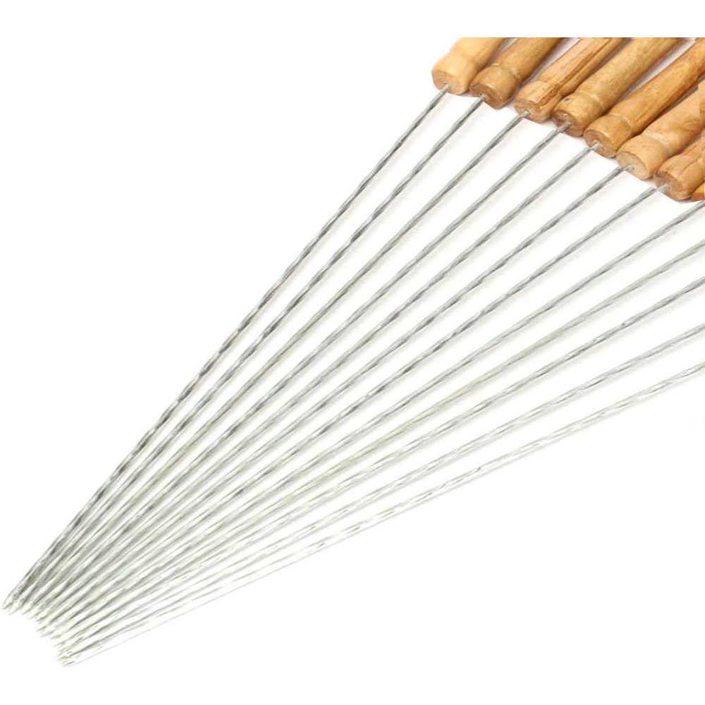Reusable BBQ Skewers for Grill - đánh giá và giá Camping Cooking Vegetables