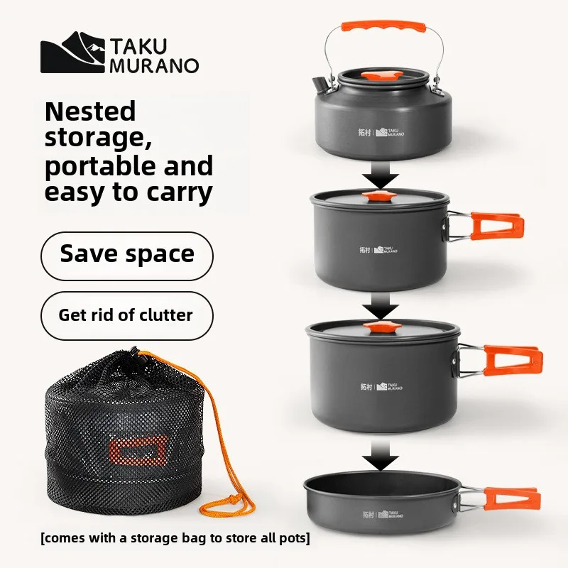 High Quality Outdoor Tableware - đánh giá và giá Quality Camping Cooking Set