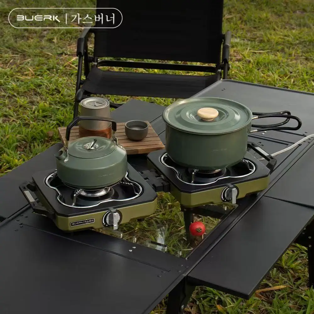 BUERK Camping Stove Double Bur - đánh giá và giá Camping Double Cooking Stove