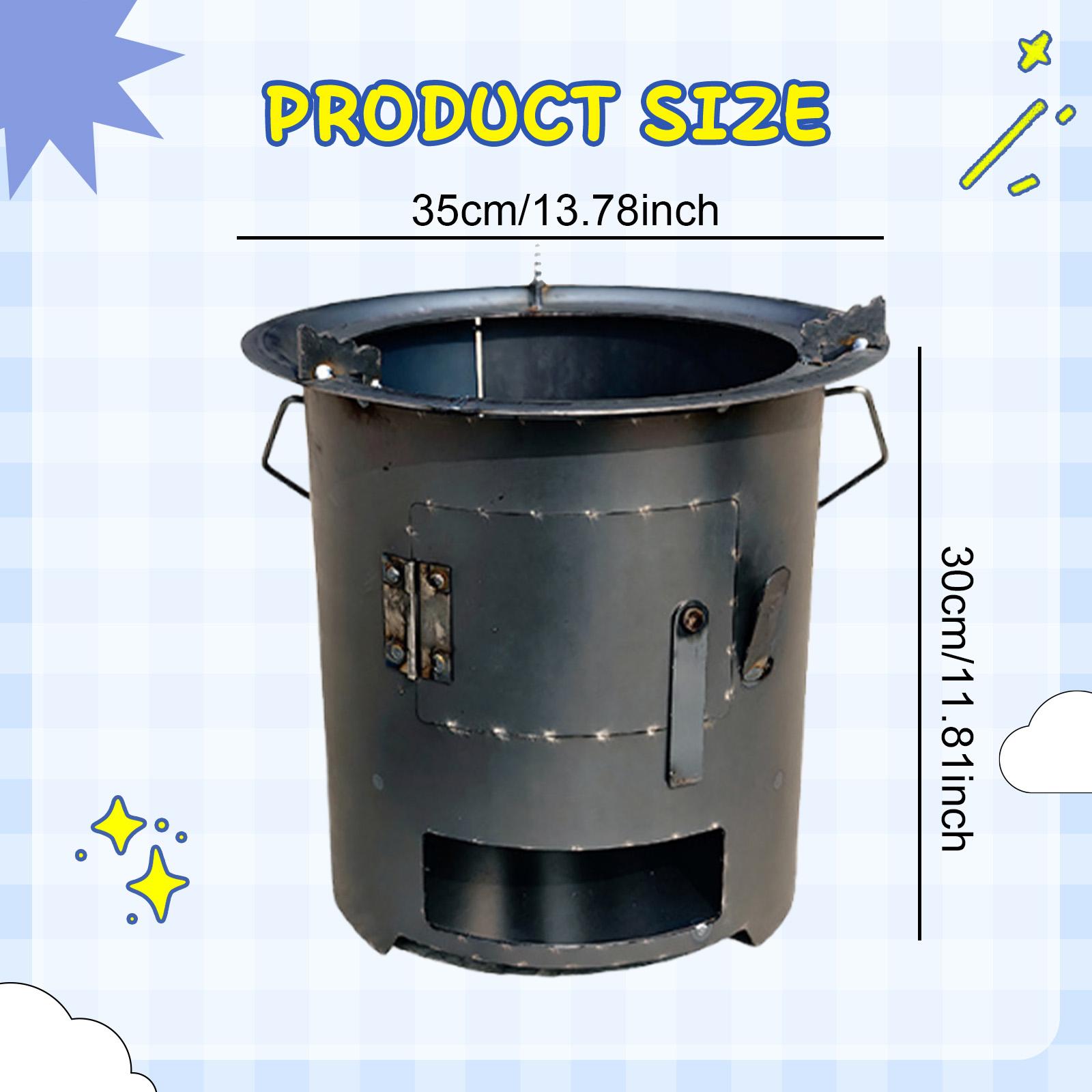 Camping Wood Stove Folding Iro - đánh giá và giá Camping Cooking Fire Stove
