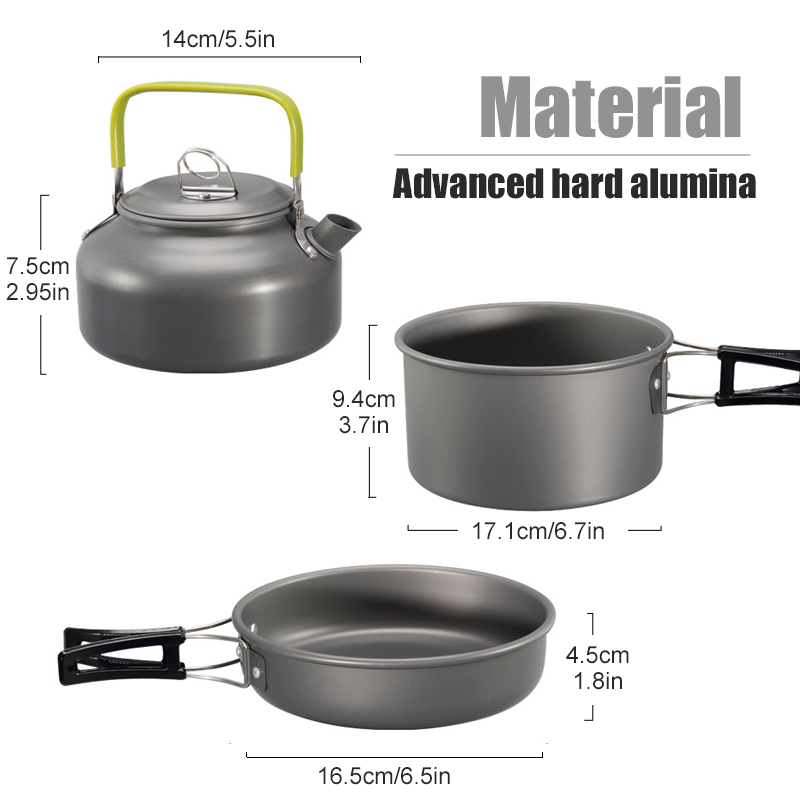 WESTTUNE Camping Cookware Kit  - đánh giá và giá Camping Cooking Can