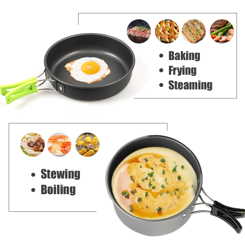 WESTTUNE Camping Cookware Kit  - đánh giá và giá Camping Cooking Can