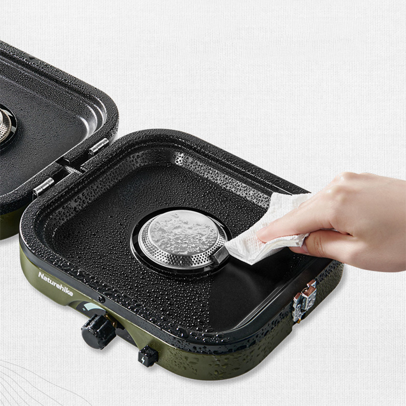 Folding Double Fire Gas Stove  - đánh giá và giá Camping Double Cooking Stove