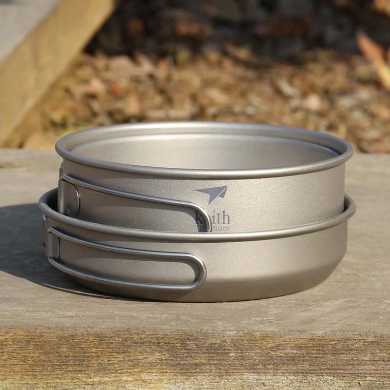 Keith 3PCS Titanium Cookware P - đánh giá và giá Camping Cooking Roll