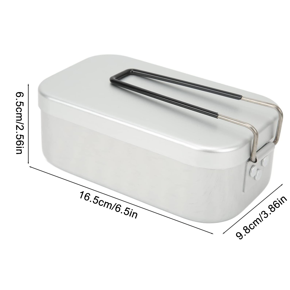 800ML Aluminum Lunch Boxes Out - đánh giá và giá Camping Cooking Roll