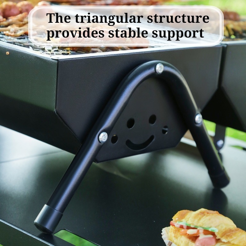 Carbon Steel Barbecue Grill Po - đánh giá và giá Camping Double Cooking Stove