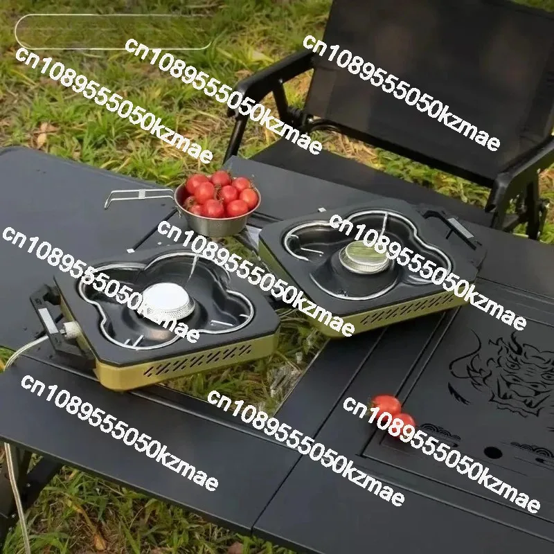 Portable Double Burner Camping - đánh giá và giá Camping Double Cooking Stove