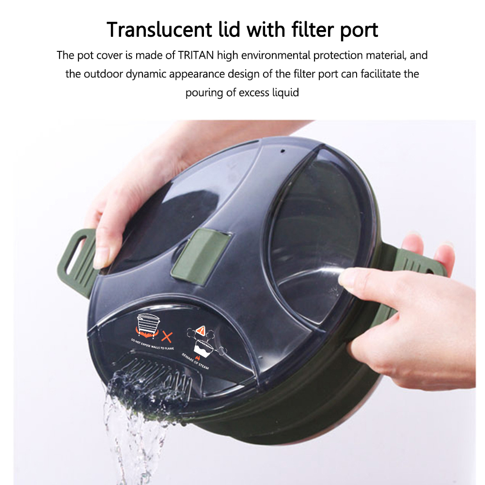 2.5L Silicone Folding Kettle C - đánh giá và giá Camping Cooking Gadgets