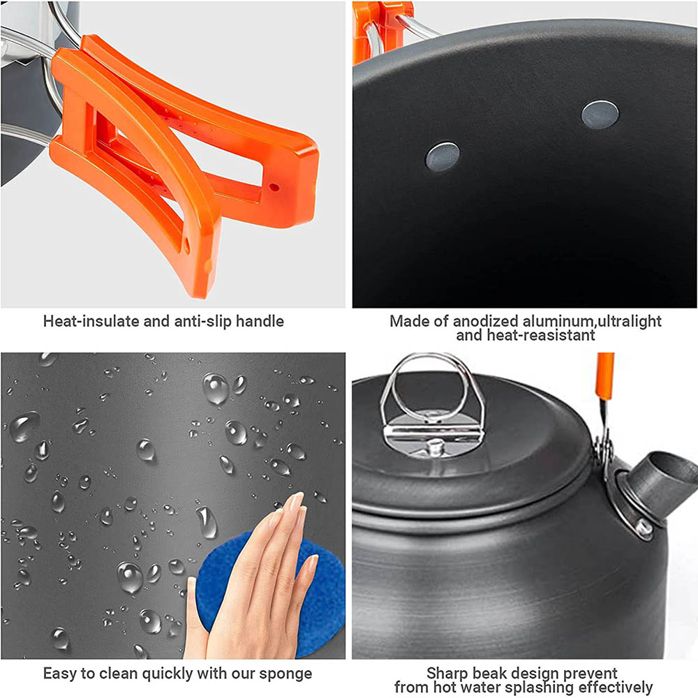 Cắm Trại Nồi Bộ Ngoài Trời Nhô - đánh giá và giá Camping Cooking Roll