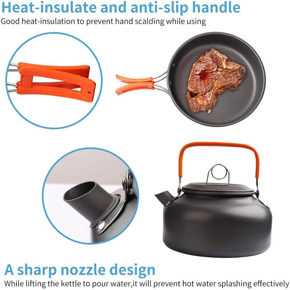 Cắm Trại Nồi Bộ Ngoài Trời Nhô - đánh giá và giá Camping Cooking Roll