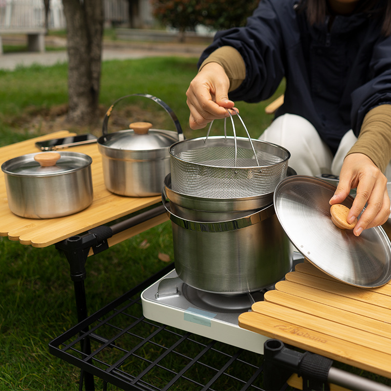 NOBANA Newest Outdoor Stainles - đánh giá và giá Camping Cooking Roll