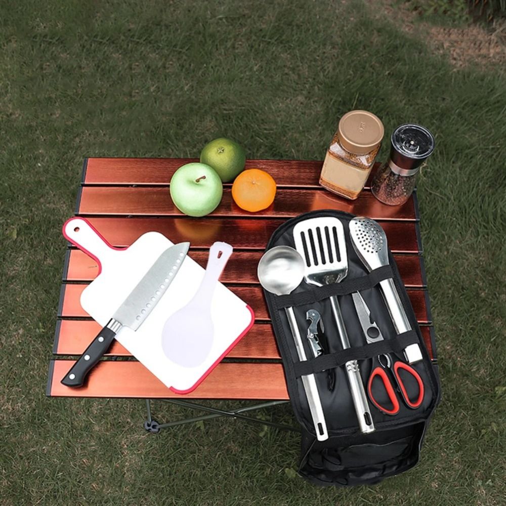 2024 Picnic Utensil Set Storag - đánh giá và giá Camping Cooking Utensil Bag