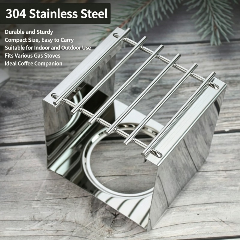 Stainless Steel Square Coffee  - đánh giá và giá Camping Cooking Can