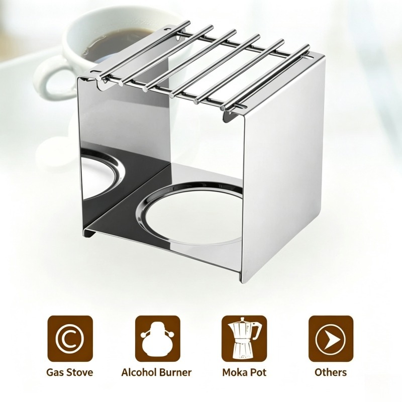 Stainless Steel Square Coffee  - đánh giá và giá Camping Cooking Can