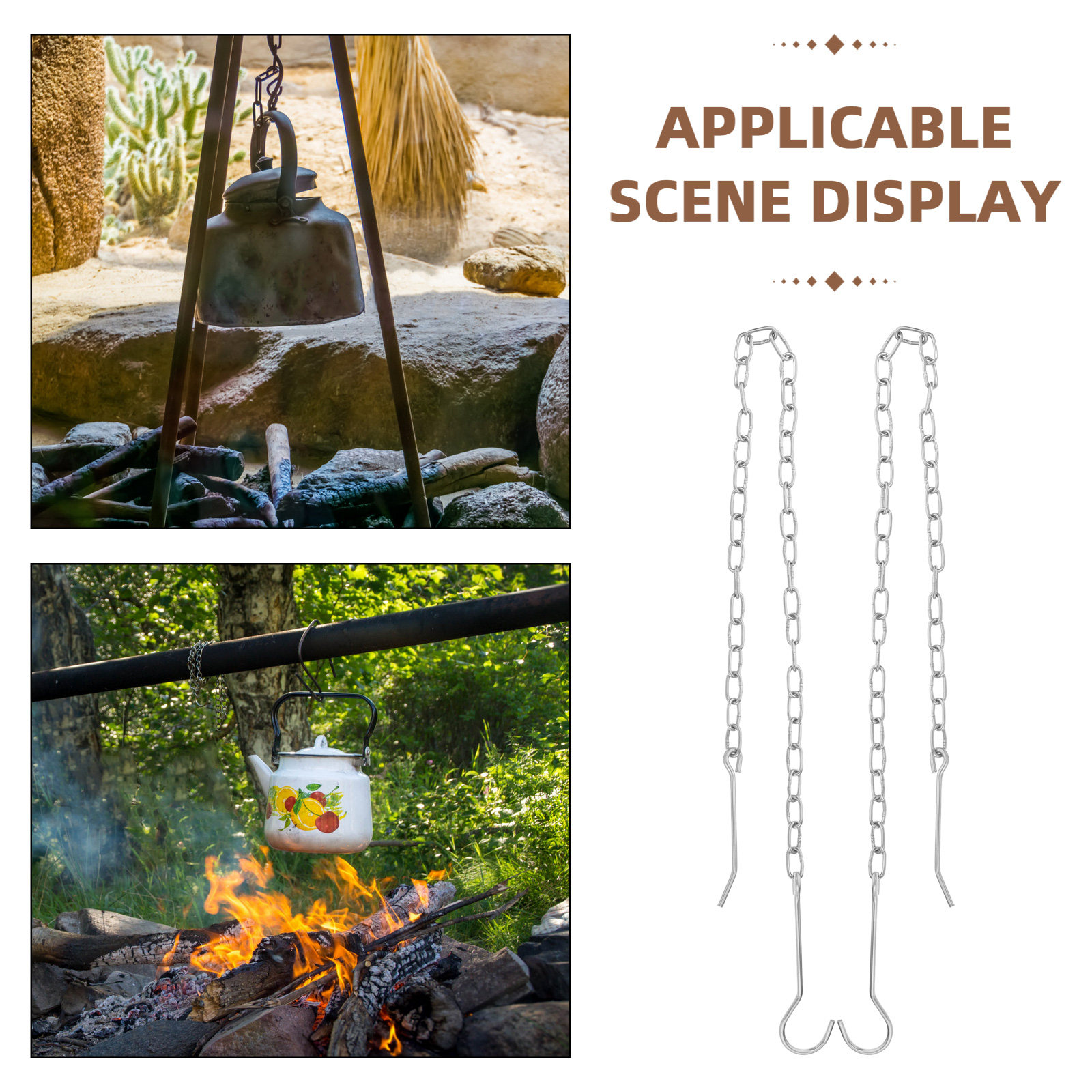 2Pcs Outdoor Camping Hanging C - đánh giá và giá Camping Double Cooking Stove