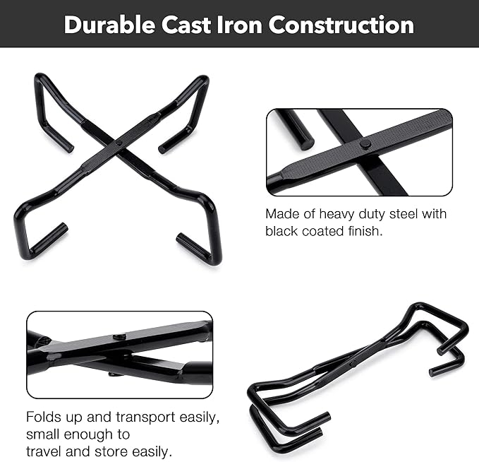 4-in-1 Folding Pot Stand Camp  - đánh giá và giá Camping Cooking Dutch Oven