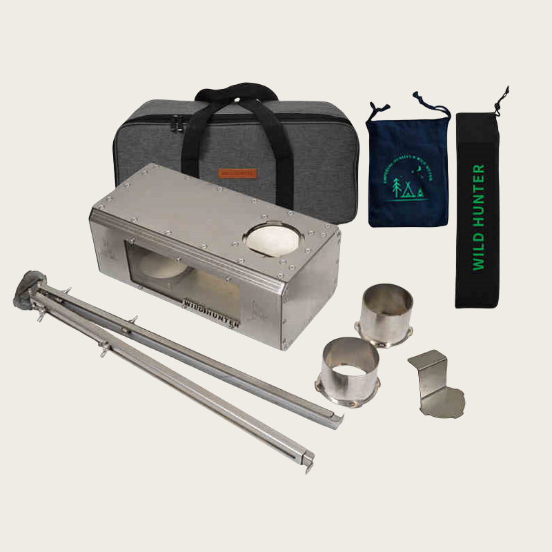 Camping Firewood Stove 2-Side  - đánh giá và giá Camping Cooking Fire Stove