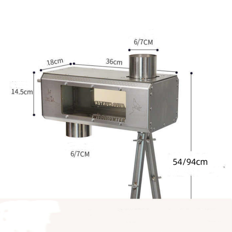 Camping Firewood Stove 2-Side  - đánh giá và giá Camping Cooking Fire Stove