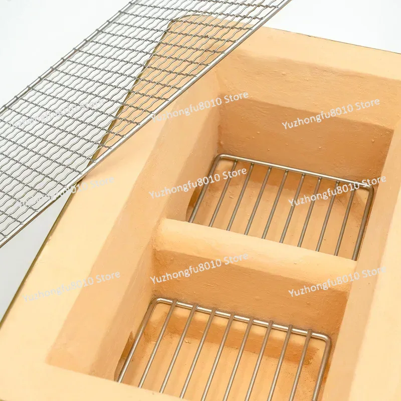 Large Rectangle Charcoal Grill - đánh giá và giá Japanese Camping Cooking