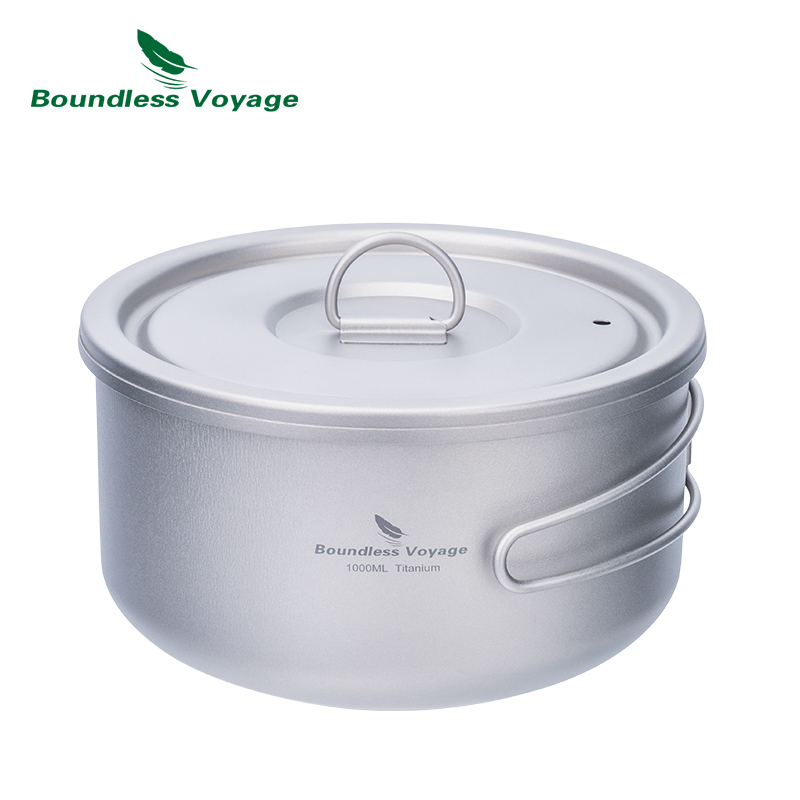 Boundless Voyage Titanium Camp - đánh giá và giá Camping Cooking Can