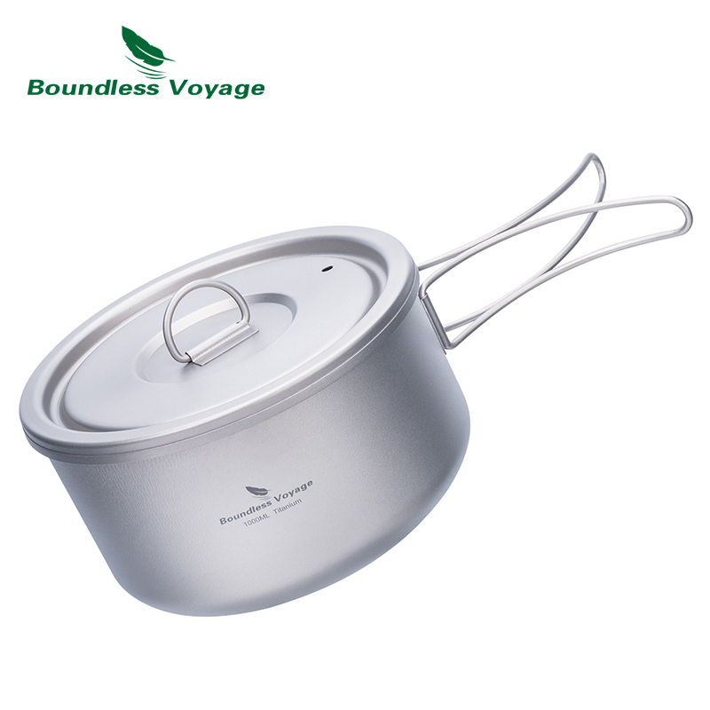 Boundless Voyage Titanium Camp - đánh giá và giá Camping Cooking Can
