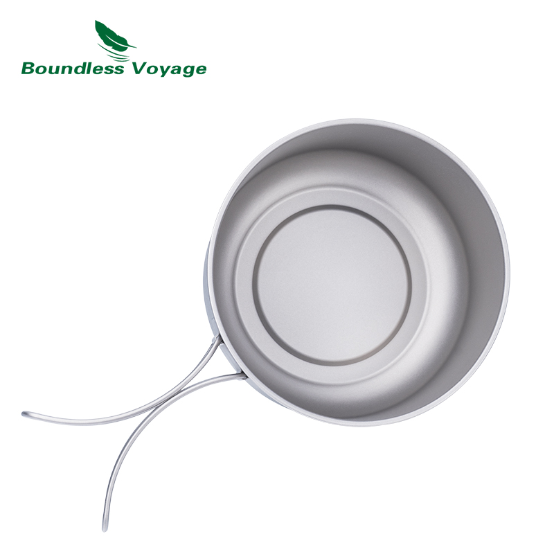 Boundless Voyage Titanium Camp - đánh giá và giá Camping Cooking Can