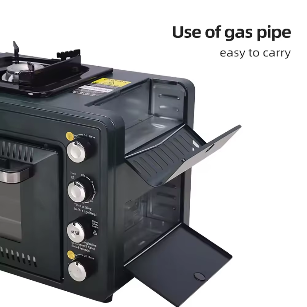 Multi-function Outdoor Gas Ove - đánh giá và giá Camping Double Cooking Stove
