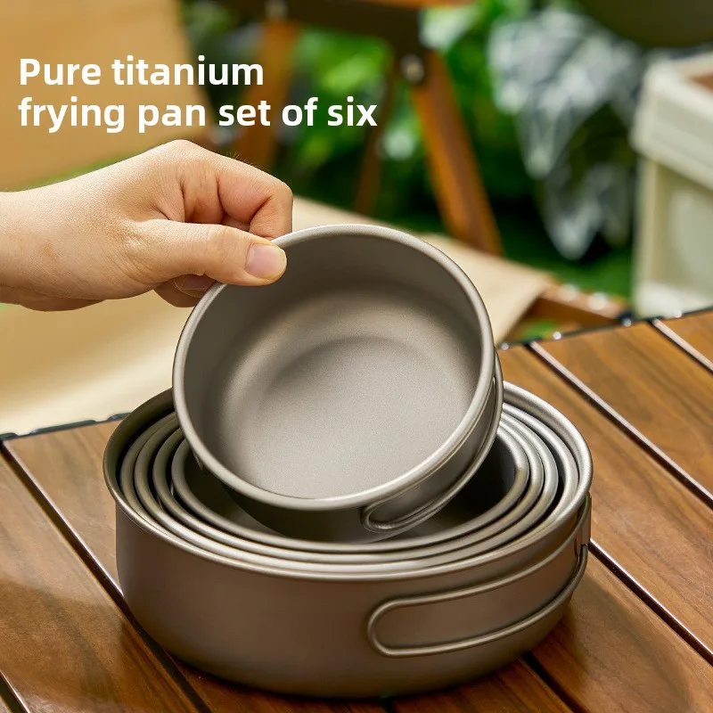 Titanium Outdoor Pot Set Picni - đánh giá và giá Camping Cooking Mesh
