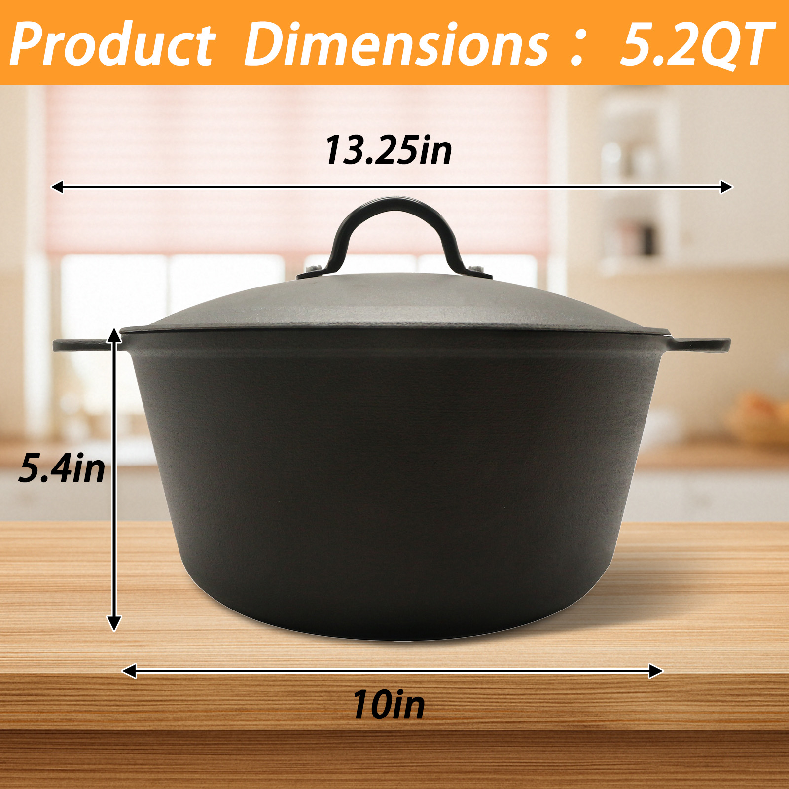 HANSMART 5.2Qt Lightweight Cas - đánh giá và giá Camping Cooking Dutch Oven