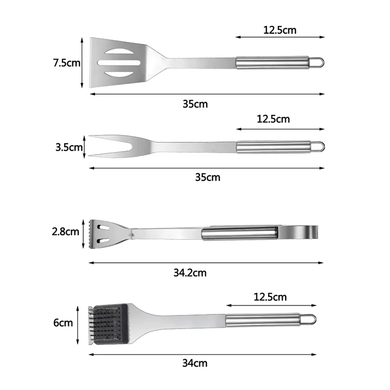 Grill Utensils Set Stainless S - đánh giá và giá Camping Cooking Utensil Bag